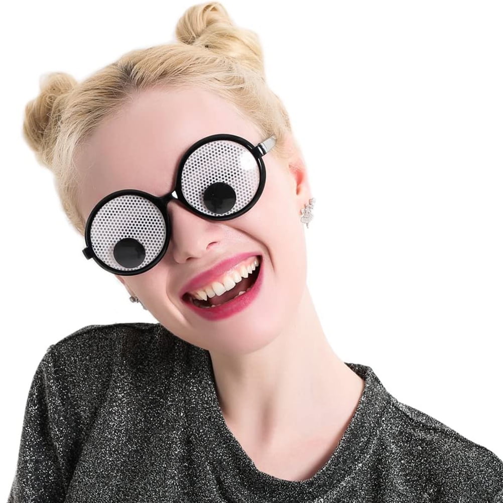 10pcs Funny Googly Eyes Glasses Novelty Shaking Googly Eyes Eyewear For  Women Men Halloween Party Favors Props