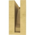 thumbnail image 4 of 3"W x 9"D x 6"H Classic Moab Rough Cedar Woodgrain TimberThane Corbel, Primed Tan, 4 of 6