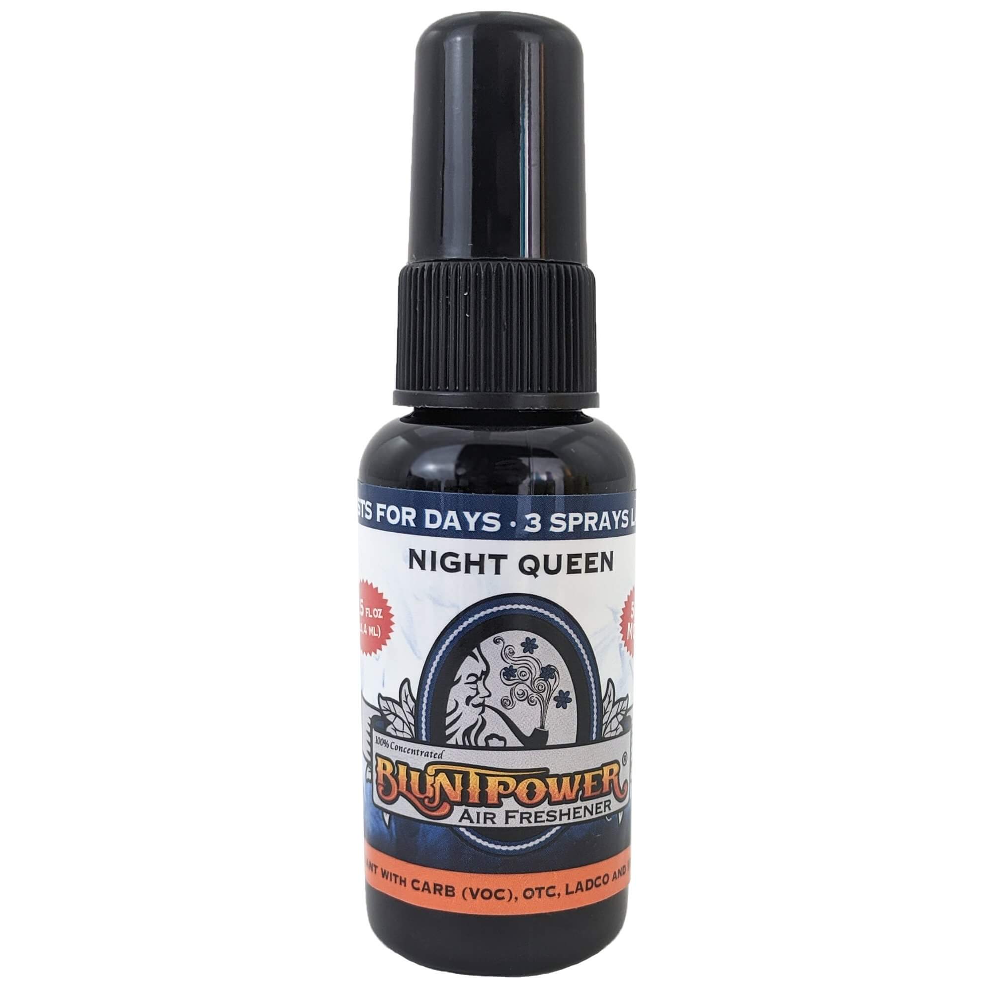 BluntPower Air Freshener Spray 1.5 oz. Night Queen