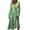 Green, variant on Ashirexll Dresses for Women Gradient Color Loose Casual Print Long Sleeve V-Neck Soft Lightweight Pleated Fall Dresses Green XL