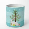 thumbnail image 4 of Carolines Treasures CK4634CDL 3.75 x 3.25 in. Unisex Khao Manee No.1 Cat Merry Christmas 10 oz Decorative Soy Candle, 4 of 5