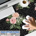 thumbnail image 2 of Long Mouse Pads for Desk,Pioneer Flower Floral Print Pattern Desk Mats on Top Of Desks, Desk Mouse Pad Extra Large with 3mm Non-Slip Base and Stitched Edge for Gaming,Office,Work,Home 47.3"x23.6", 2 of 6