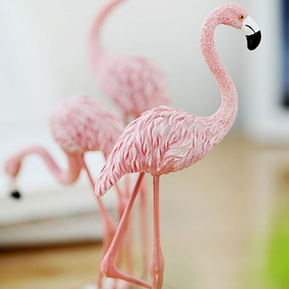Mobutofu Interior Decorators Flamingo Model Pink 1Set 5.1x3.9x2.8In