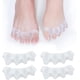 thumbnail image 1 of Silicone Toe Separators 2 Pair, Toe straighteners for Curled Toes, Toe Spacers, Toe separators to Correct Your Toe, Toe Stretcher for Overlapping Toes to Relax Toes, Relief Restore Feet, 1 of 5