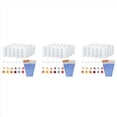 thumbnail image 1 of 60 Tiras 360 Botes Tiras de Pintura VacíAs y 60 Pinceles de Pintura Contenedores de Almacenamiento de PláStico Transparente para Tazas de Pintura, 3 Ml/0,17 Oz, 1 of 5