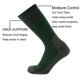 thumbnail image 2 of Calcetines de lana Cerebro Cerebro Merino para Hombre, Senderismo, Verde/Gris, 2 of 8