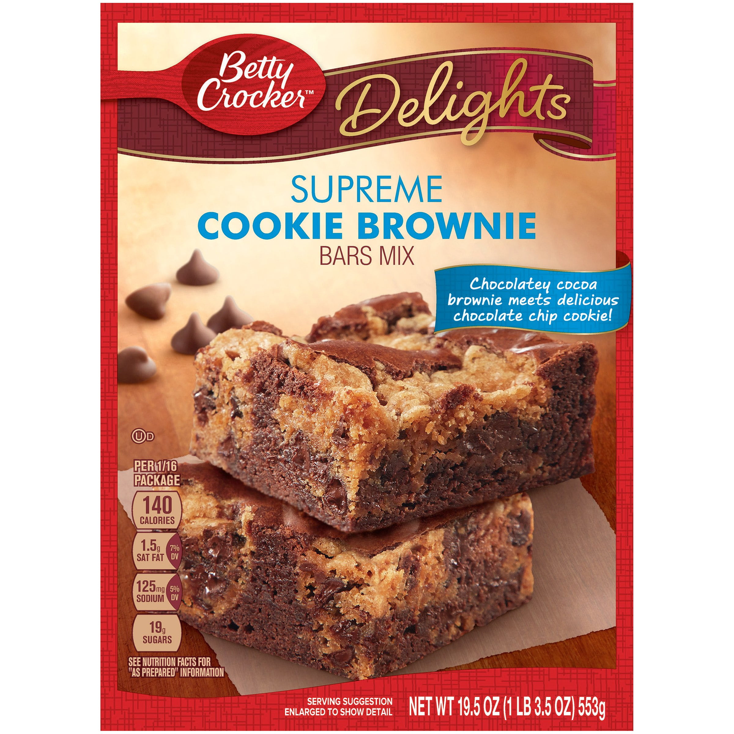 Betty Crocker Supreme Dessert Bar Mix, 19.5 oz by General Mills Sales, Inc.