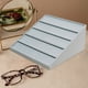 thumbnail image 5 of Organizador de gafas de sol, soporte para pulseras, robusto, trapezoidal, vertical, para gafas y joyas en el mostrador de la tienda. Gris, 5 of 7