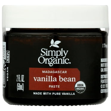 2X - Simply Organic Organic Vanilla Bean Paste, 2 Fz