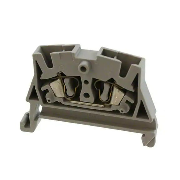3244119 Terminal Block Connector 2 Position Feed Through Gray 12-28 AWG MSB2,5-NS35
