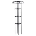 thumbnail image 6 of GZCW Garden Trellis for Climbing Plants Outdoor Mushroom Top Design Plant Stand Easy Installation Plant Trellis Support Cage for Climbing Vine Rose Clematis, 6 of 9