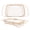 Rose Gold, variant on M Buder Stainless Steel Over‑Sink Colander with Fine Mesh, Expandable Rectangular Basket, Handles, Dishwasher Safe