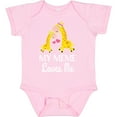 thumbnail image 3 of Inktastic My Meme Grandma Loves Me Giraffe Boys or Girls Baby Bodysuit, 3 of 5