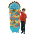 thumbnail image 6 of Happy Nappers: Pillow & Sleepy Sack: Medium - Triceratops Timmy - 54 x 20", 2-In-1: Plush Dinosaur Opens Into Sleeping Bag, Soft, Play & Nap, Kids 3+, 6 of 11