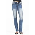 thumbnail image 2 of Miss Me Women's Medium Wash Mid Rise Wing Pocket Stretch Bootcut Jeans - M3080B52 33W x 34L, 2 of 4