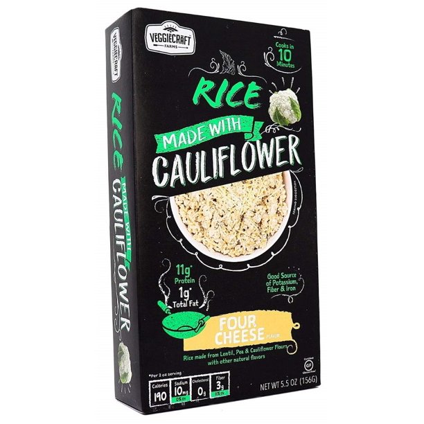 Rice Made with Cauliflower Four Cheese