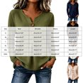 thumbnail image 4 of WUSUOWEI Women'S Sweatshirts V-Neck Knitted Blouse Long Sleeve Loose Front Design Womens Casual Daily Top XXL, 4 of 7
