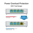 thumbnail image 3 of Conmutador PoE PROCET EN-S4P de 5 puertos Gigabit 60 W en total, 3 of 5