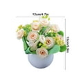 thumbnail image 3 of Flores artificiales decorativas, flores de simulación, flores secas, muebles de interior para el hogar, arreglos para la mesa del comedor, sala de estar, ramo de plástico, mueble de TV, plantas en mac, 3 of 6