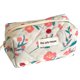 thumbnail image 3 of Bolsa de maquillaje de mano bolsa de almacenamiento portátil acolchada con flores fragmentadas bolsa de cosméticos, 3 of 6