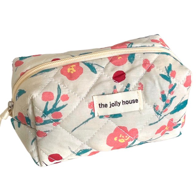 Bolsa dulce para el cuidado de la piel con cremallera organizador de artículos de tocador bolsa creativa para estuche de cosméticos