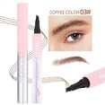 thumbnail image 1 of 4-in-1 Eyebrow Pencil - Natural 3D Shape, Clear Roots, Delicate Effect, Suitable for All Occasions - Dark Brown, Black, Coffee - 6ml, 1 of 7