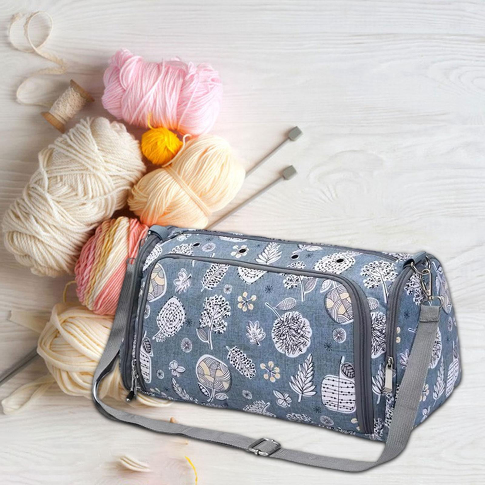 Sharprepublic Yarn Bag for Crocheting Yarn Outlet Design Woven Bag for Family
