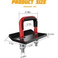 thumbnail image 2 of Hitch Tightener Anti Rattle Stabilizer for 1.25" to 2" Trailer, Heavy Duty RV Hitches with Rubber Isolator, Anti-Rust Automotive Clamp Accessories, Universal Fit (Red/Black) Red/Black -, 2 of 6