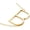 Gold B, variant on Sideways Initial Necklace 18K Gold Plated Stainless Steel Large Big Letters Pendant Necklace Script Name Monogram Necklaces for Women