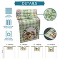 thumbnail image 6 of Easter Bunny Table Runner - 36 Inch Long Spring Easter Eggs Chick Floral Sage Green Check Cotton and Linen Blended Dress Scarves Farmhouse Table Runner for Kitchen Dining, Coffee Table, 13" x 36", 6 of 8