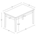 thumbnail image 4 of Powell Drew Counter Height Dining Table, White, 4 of 8