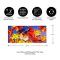thumbnail image 3 of Evergreen 10.00In Cardinal Friends Sassafras Switch Mat, Rubber, Maple Leaves Birds 432185, 3 of 5