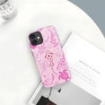 thumbnail image 4 of Case for iPhone 12, Fits Frosted Case Design for Girl Women, Sharks Turtles Shells Seaweed Pink, 4 of 7