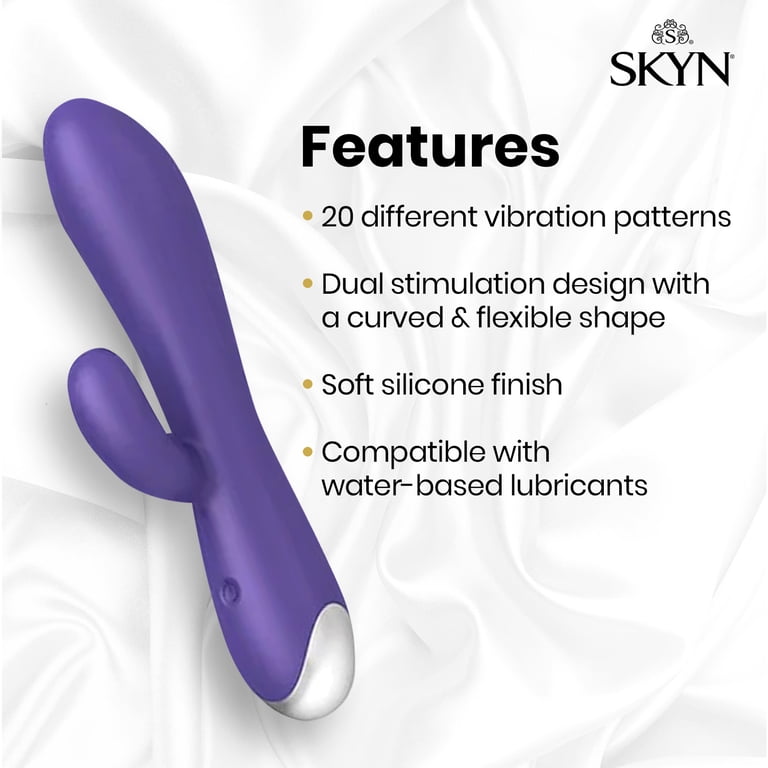 SKYN Vibes Personal Massage Wand Vibrator, 20 Speeds, Purple, 1 Count -  Walmart.com