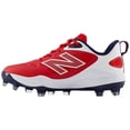 thumbnail image 4 of New Balance Women's VELOv4 Molded Fastpitch Softball Cleats Red/White/Blue 10.5, 4 of 6