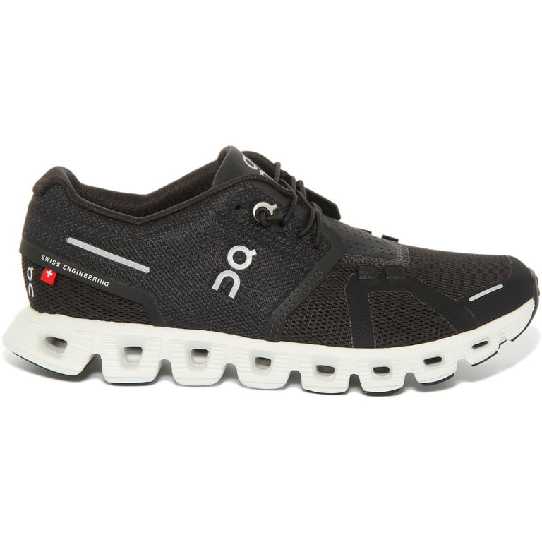 靴 on cloud5 BLACK/WHITE Women's Cloud 5 Running Shoe- Black/White - Regular (B