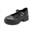 thumbnail image 4 of Zapato Escolar Yuyin Para Niña Casual Antiderrapante 18-21.5 negro 19, 4 of 6