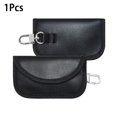 thumbnail image 1 of Carbon Fiber Car Key Bag Signal Blocking Shielding Cell PhoneWallet Case J9V7, 1 of 7