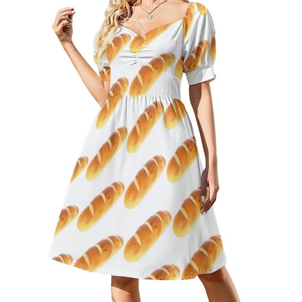 Vestido baguette de manga corta para mujer, vestido de verano, vestidos de fiesta