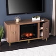 thumbnail image 2 of SEI Furniture Yorkville Wood and Metal Fireplace Media Console in Natural, 2 of 6