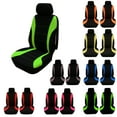 thumbnail image 3 of 4pcs/set Car seat Cover Protector Seat Comfortable Dustproof Headrest Front Seat Covers, 3 of 8