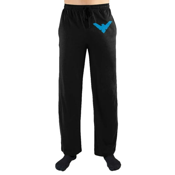 DC Comics Nightwing Logo Men's Sleepwear Sleepwear Sleep Pajama Pants-Large