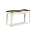 thumbnail image 7 of Steve Silver Cayla Farmhouse 54" Wood Console Table, Dark Oak/Antique White, 7 of 7