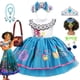 thumbnail image 2 of Vestido de princesa para niñas Encanto Mirabel Charm Vestidos Carnaval Halloween Niños Fiesta de cumpleaños Madrigal Disfraz Niños Prom Gowns3-4Y Tag-110 Gao Jinjia LED, 2 of 2