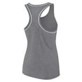 thumbnail image 3 of Women's Fanatics Heather Gray Oakland Athletics Wordmark Logo Racerback Tank Top, 3 of 3