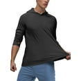 thumbnail image 6 of Sanmadrola Mens UPF 50+ Sun Protection Hoodie Fishing Shirts for Men Long Sleeve SPF Hiking Running Workout Thumbhole Shirt Hooded Quick Dry Lightweight, 6 of 8