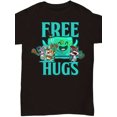 thumbnail image 1 of DND Free Hug Gelatinous Cube T-Shirt - Black RPG Gaming Tee with Free Hugs Text, Lightweight 220gsm Fabric for Dungeons & Dragons, Tabletop RPGs, DMs - Funny Monster Graphic Shirt, 1 of 5