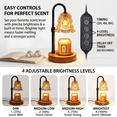 thumbnail image 3 of XYXZEN Candle Warmer Lamp, Dimmable Adjustable Height Lamp with Timer, Scented Wax Melt Lamp Present for Women Bedroom Home Decor with 2*50W Bulbs, 3 of 8