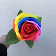 thumbnail image 4 of 25 Jabones de Baño con Flores de Rosas Multicolores, Jabón de Rosas en Caja de Regalo, Regalo para Aniversario/Cumpleaños/Boda/Día de San Valentín/Día de la Madre/Orgullo, 4 of 6
