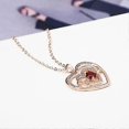 thumbnail image 3 of Pendant Necklace Adjustable Mother's Day Gift Elegant Chic Dazzling Rhinestone Women Necklace Jewelry Accessories, 3 of 5